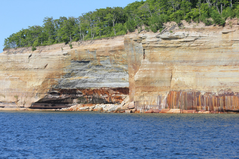 Pictured Rocks Cruise - Colors on Wall