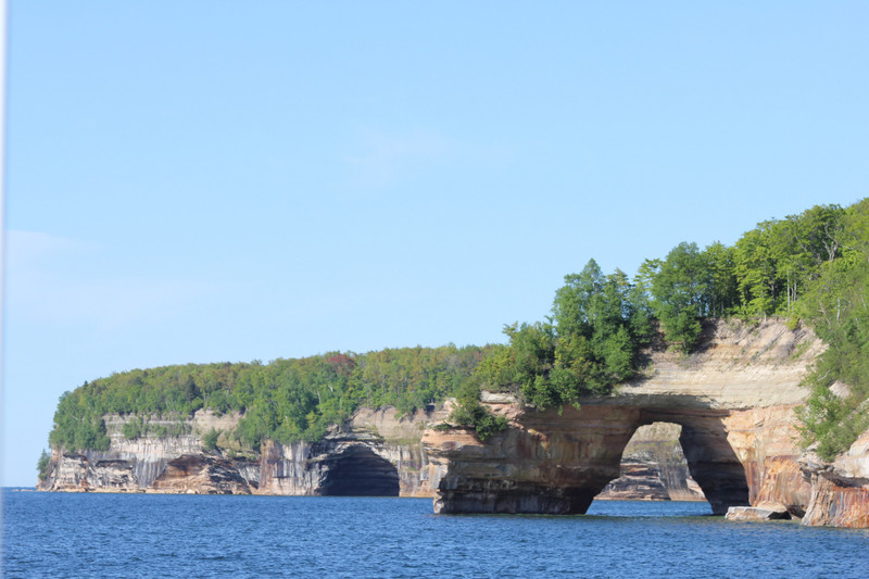 Pictured Rocks Cruise - Arch Formation