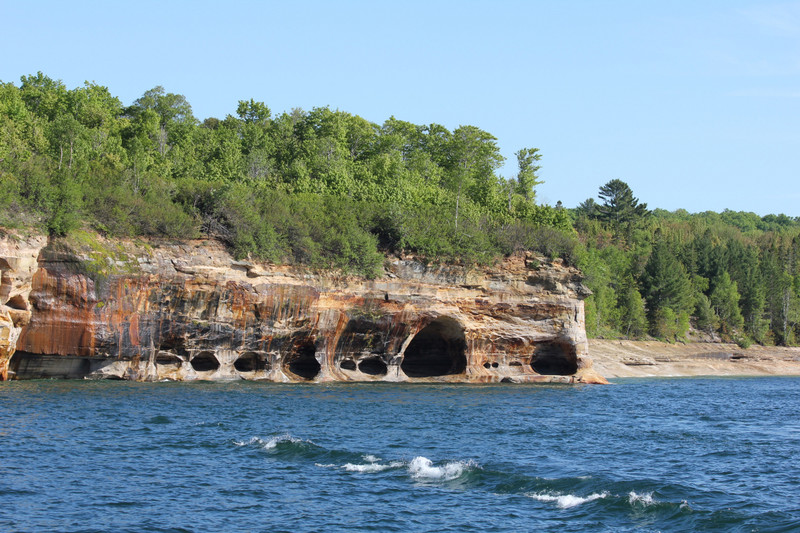 Pictured Rocks Cruise - Cave Formations