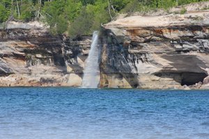 Pictured Rocks Cruise - Spray Falls