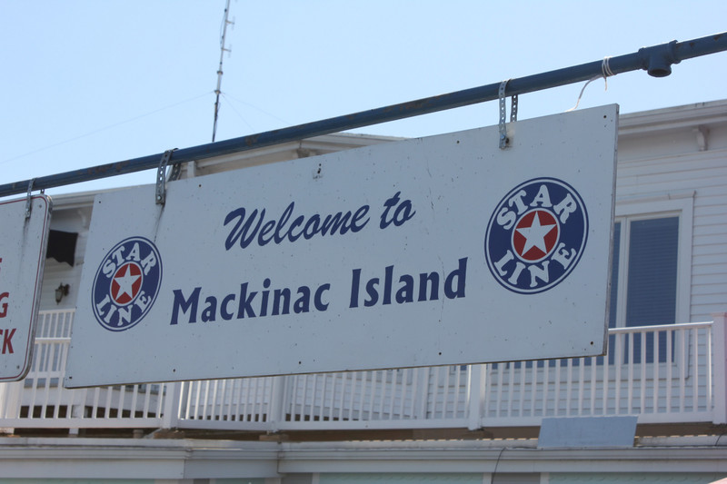 Mackinac Island - Welcome Sign