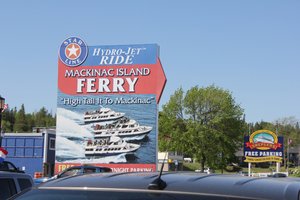 Mackinac Island - Ferry Sign