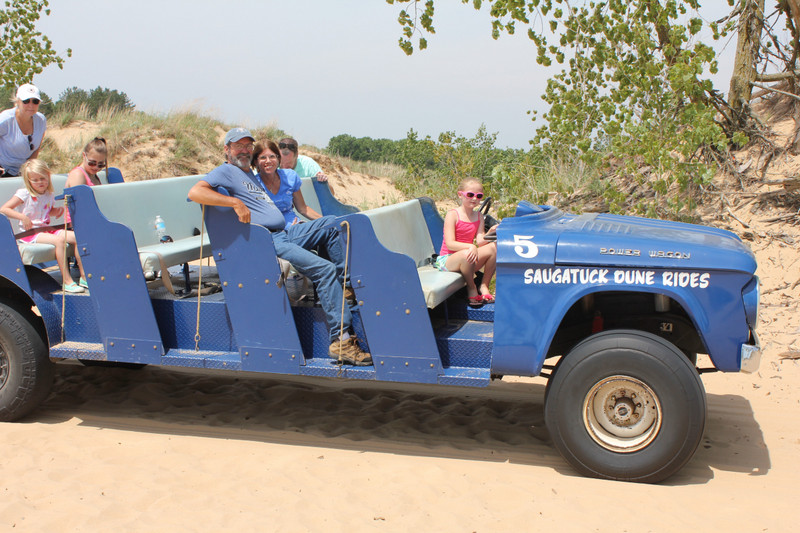 Saugatuck Dune Ride -  Rick & Jody In The Buggy