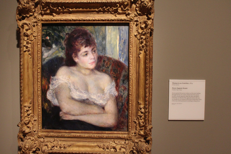 Detroit Institute of Art - Woman In Armchair - Renoir