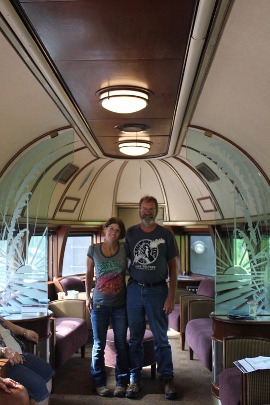 Cuyahoga Scenic Rail - Jody & Rick In The Parlor Car