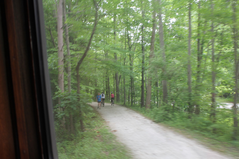 Cuyahoga Scenic Rail - Bicyclists on the Tow Path