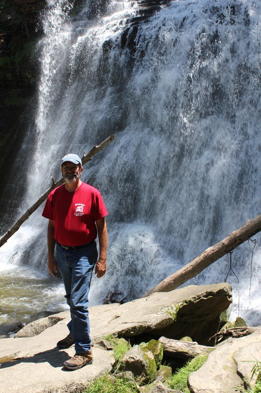 Brandywine Falls - Rick at the Falls