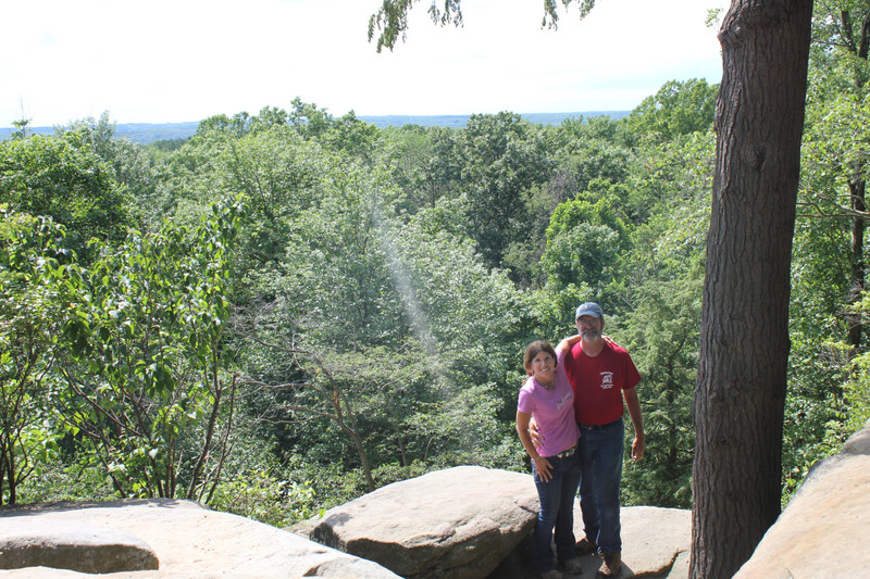 The Ledges - Rick & Jody at the Overlook