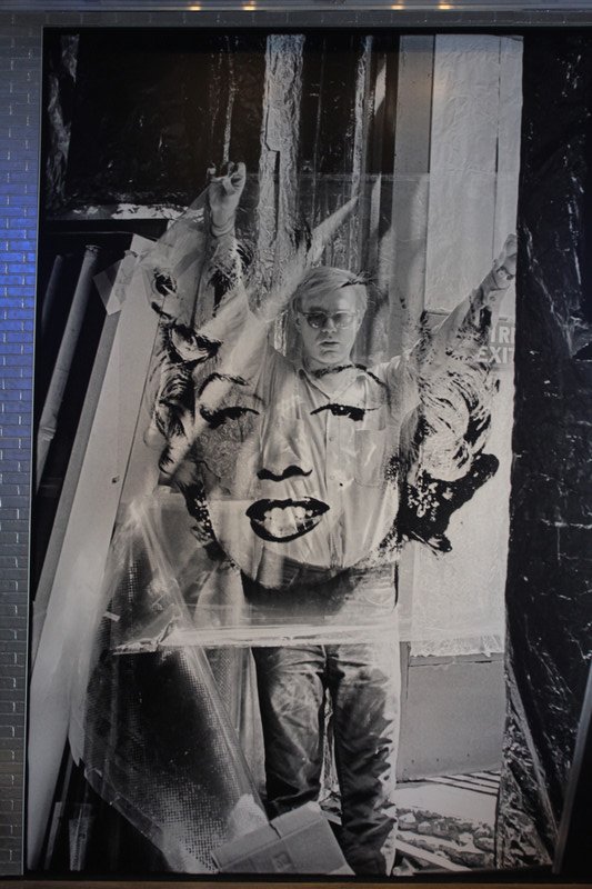 Warhol Museum - Andy / Marilyn Monroe in Lobby