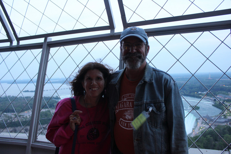 Skylon Tower - Rick & Jody at the Observation Deck