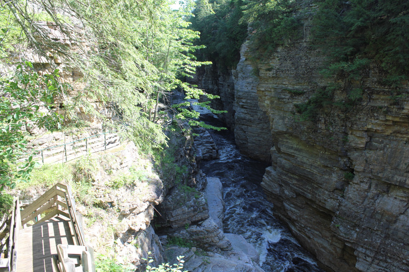 Ausable Chasm - Looking Down The Gorge