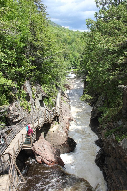 High Falls Gorge - Looking Down The Gorge