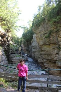 Ausable Chasm - Jody At The Gorge