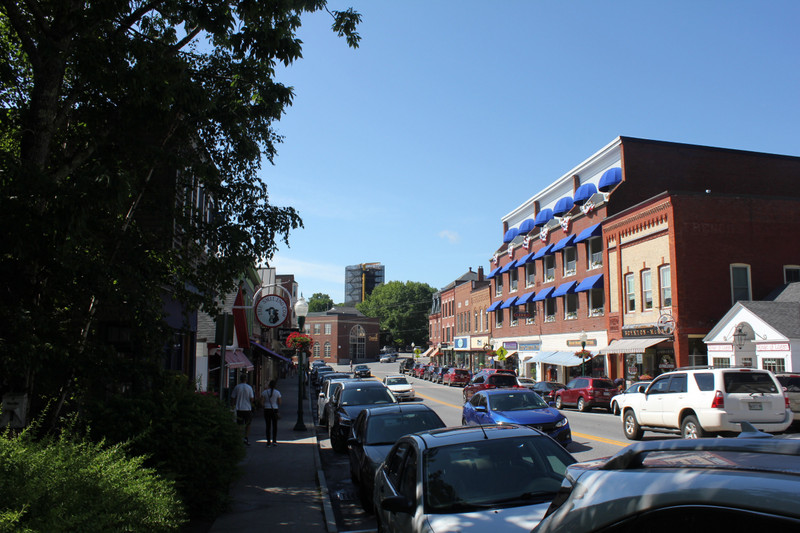 Camden - Looking Down Main Street