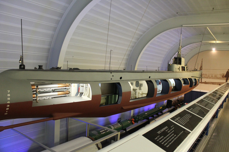 Submarine Force Museum - GATO Class Sub Cutaway