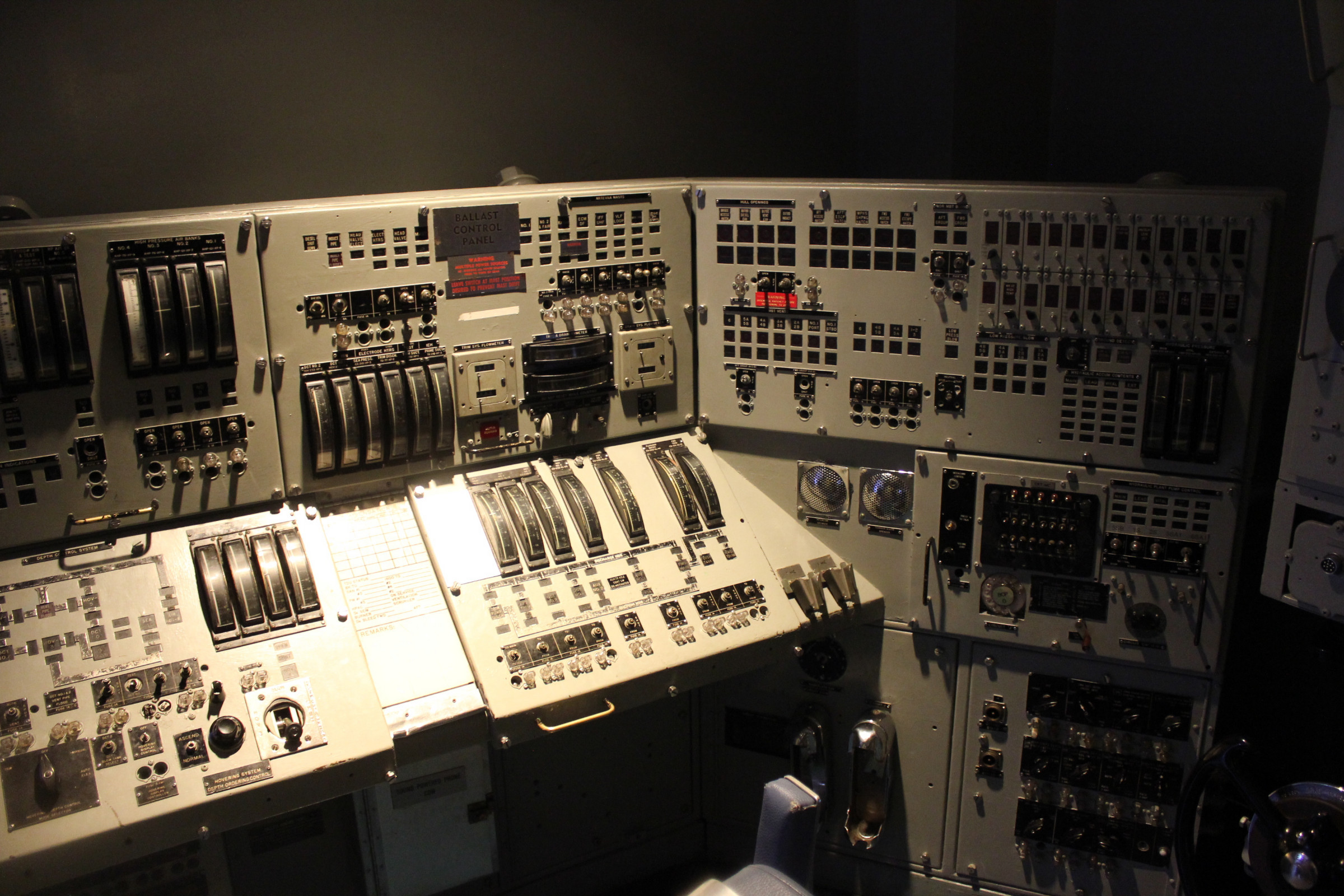 Submarine Force Museum - Control Consoles | Photo