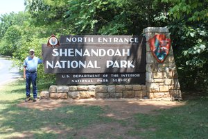 Shenandoah - Rick at Entrance