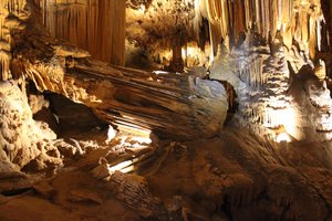 Luray Caverns - Fallen Stalactite