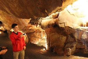 Shenandoah Caverns - Pee-Wee At The Entrance Chamber
