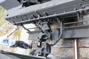 Cass Scenic Railway - Engine Decoupled