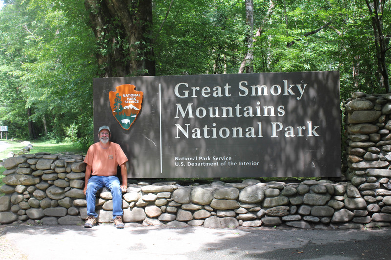 Smoky Mountains - Rick at Entrance