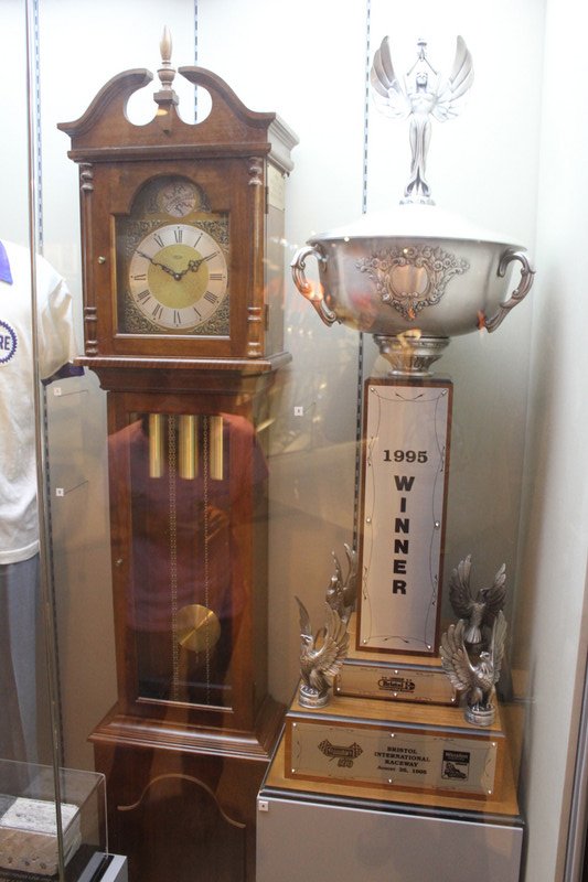NASCAR Hall Of Fame - Bristol Clock Trophy