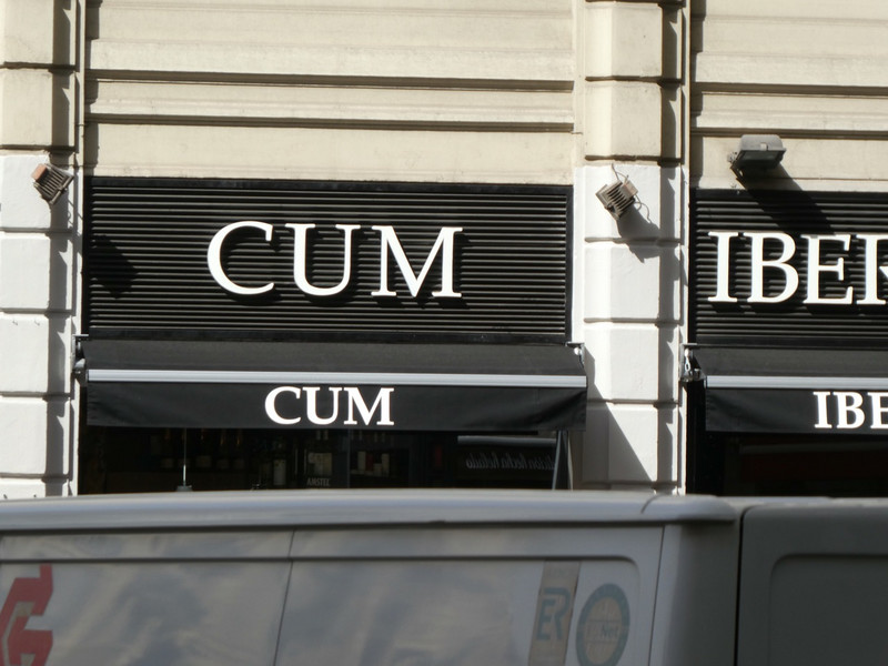 Their shops have funny names! 