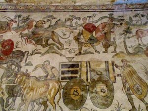 Villa Romana floor mosaic