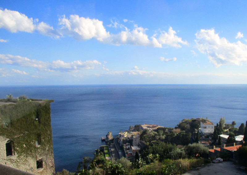 From the bus, on the way to Taormina