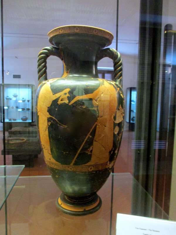 Large terra cotta urn
