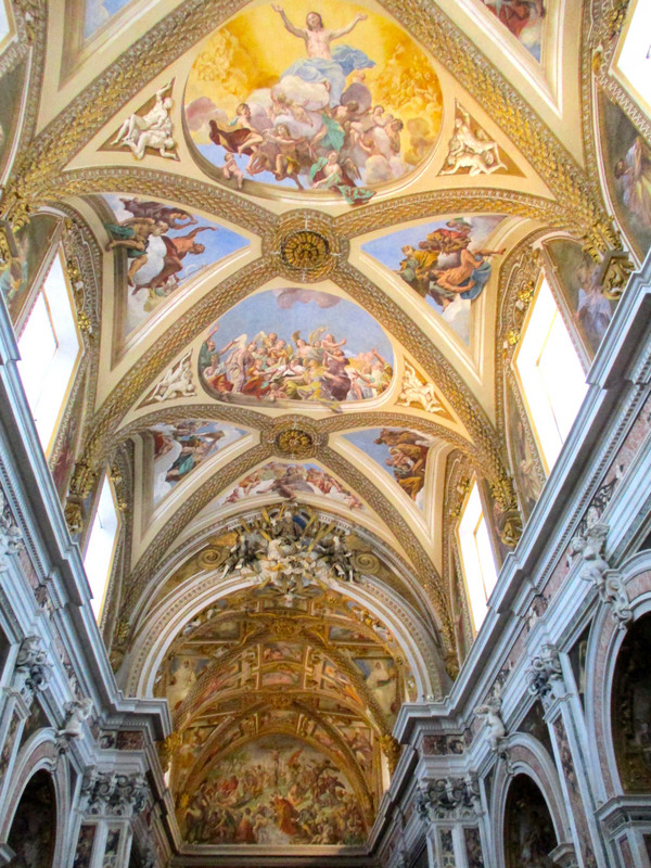 Church ceiling frescoes