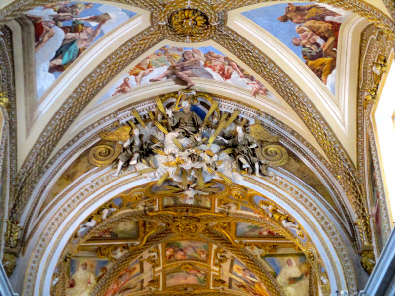 Church fresco detail