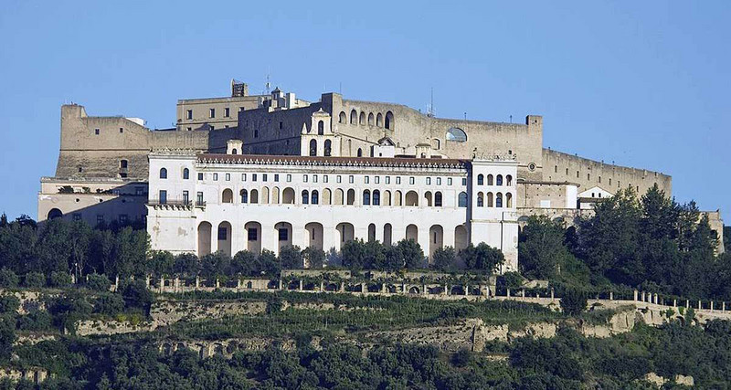 Certosa di San Martino (foreground)