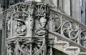 Pulpit in Stephansdom