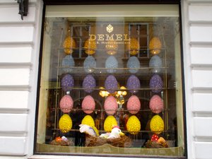 Easter display, Demel's