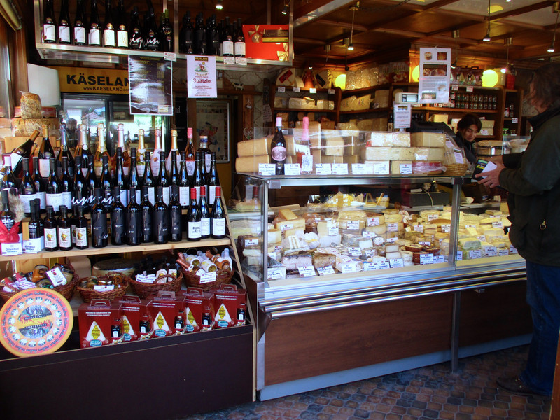 Naschmarkt wine and cheese shop