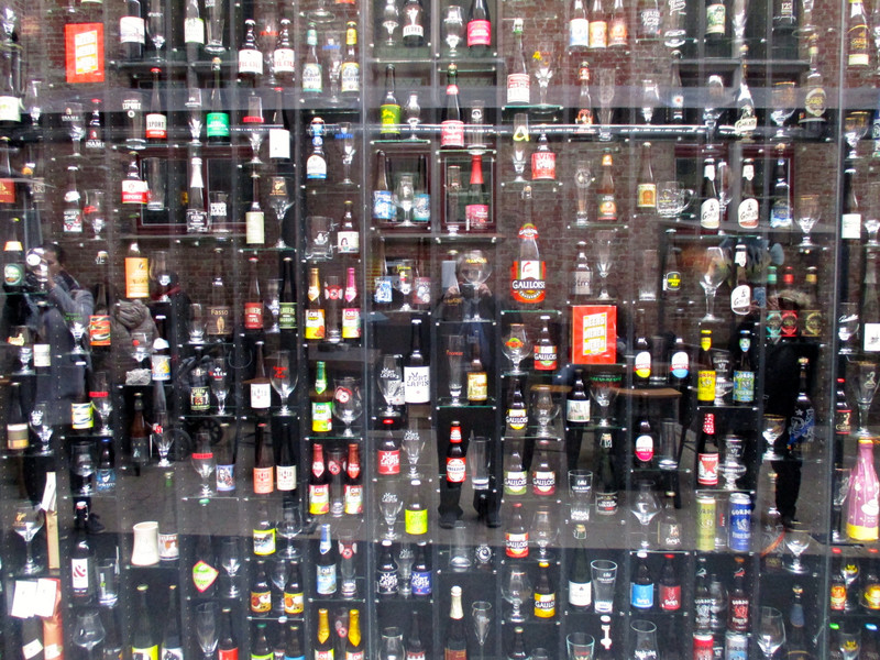 Wall of beer