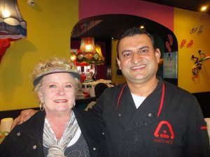 Dee with chef/owner