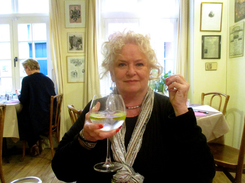 Gin and tonic at Malesherbes