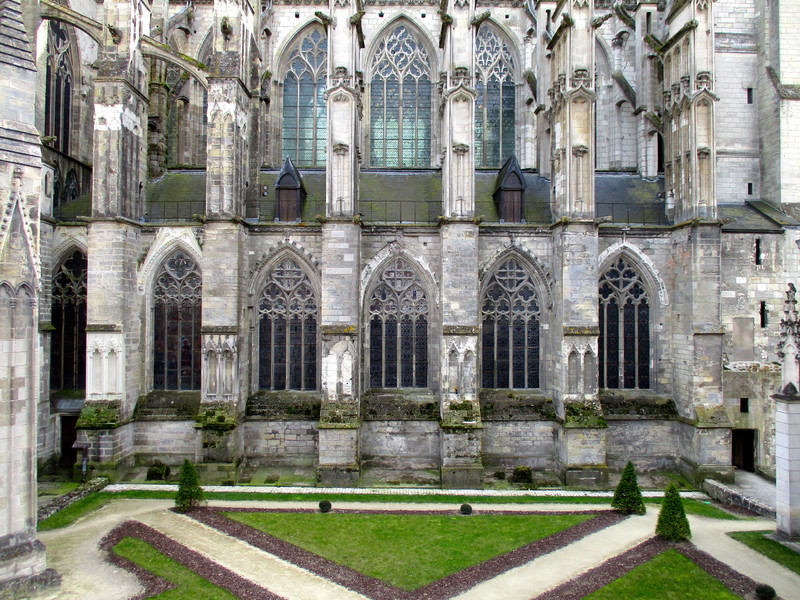 View of cathedral facade