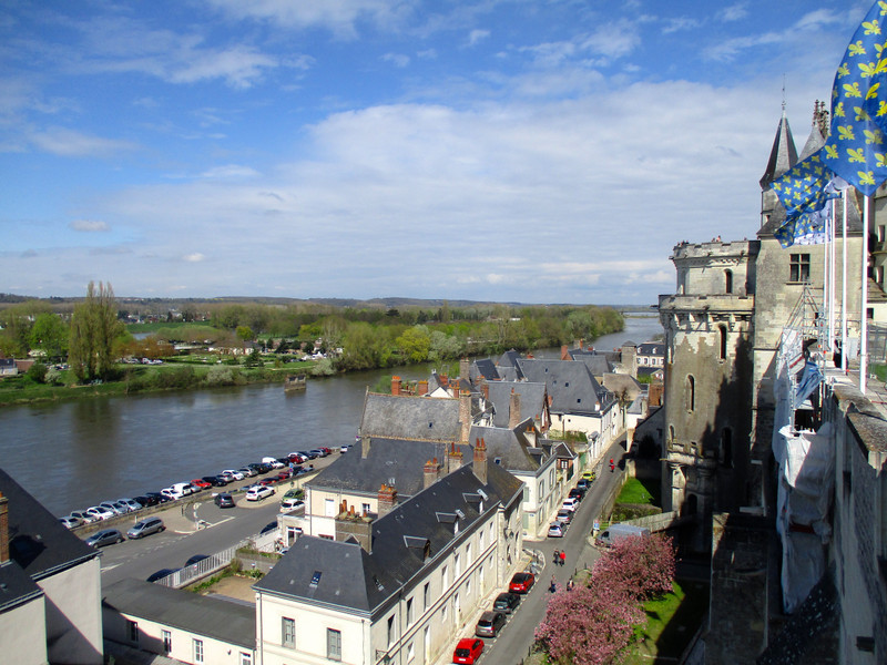 View of the Loire river, looking east
