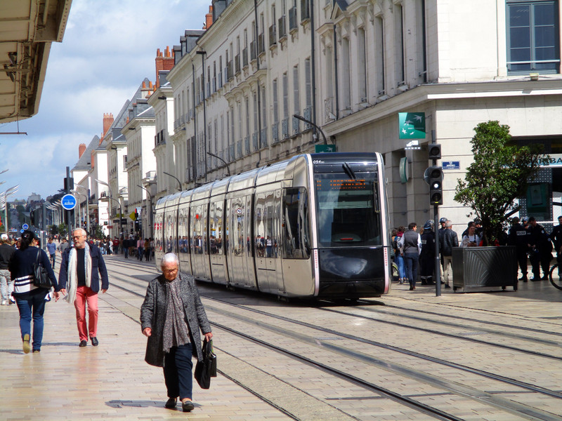New tramway in Tours