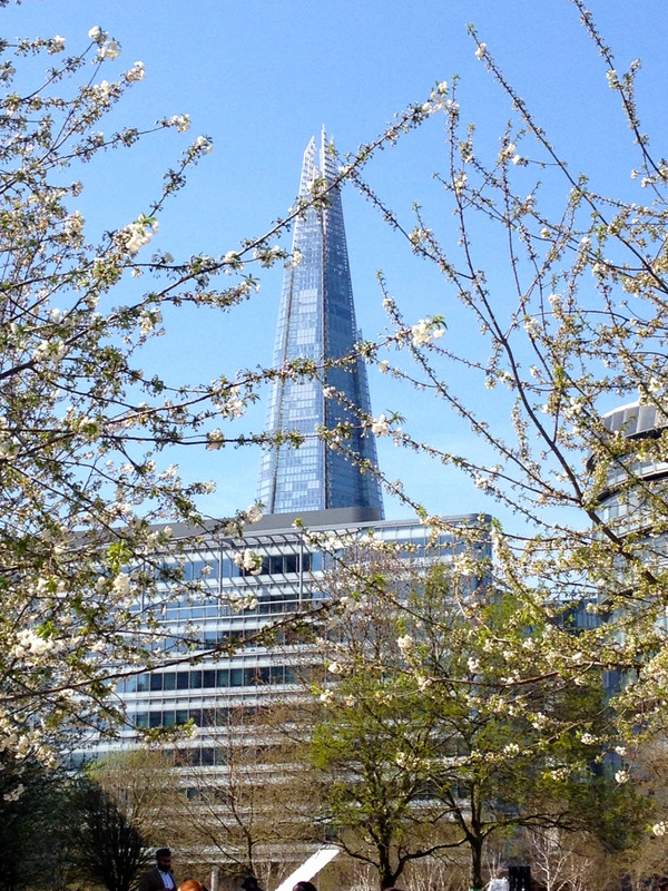 View of the top of The Shard
