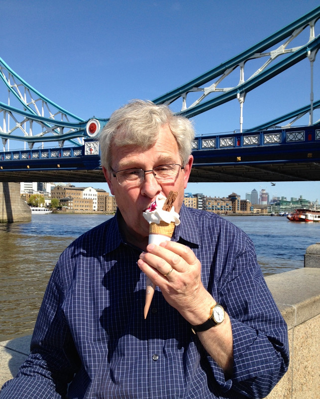 Ice cream on the Queen's Walk