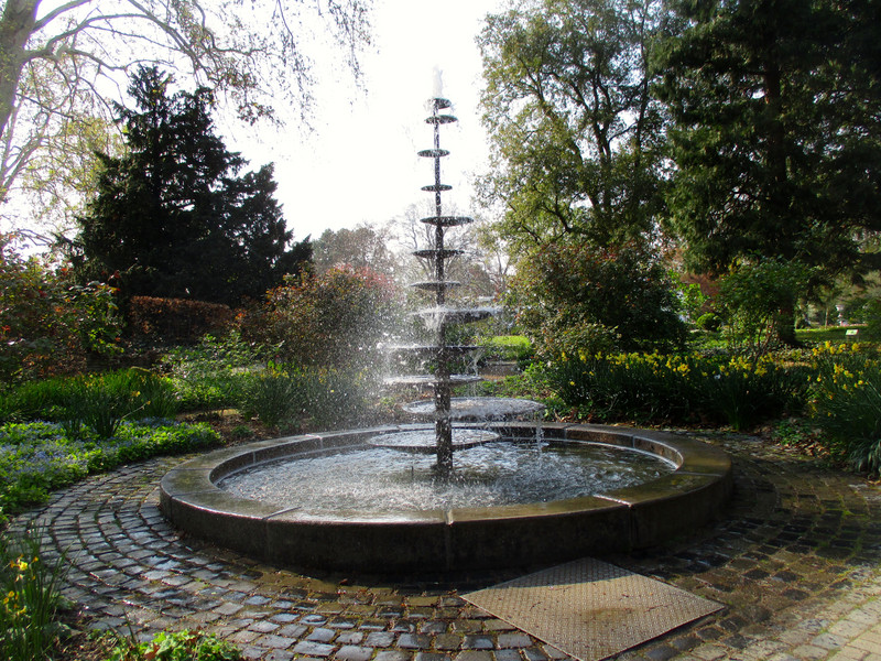Fountain inside Palmengarten