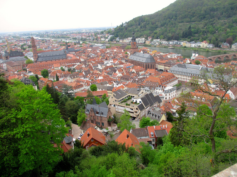 Heidelberg viewed from castle