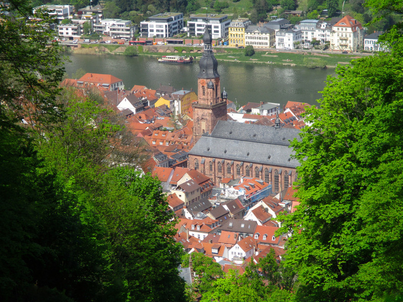 View of Heidelberg's Altstadt