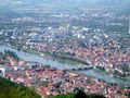 Heidelberg viewed from Königstuhl