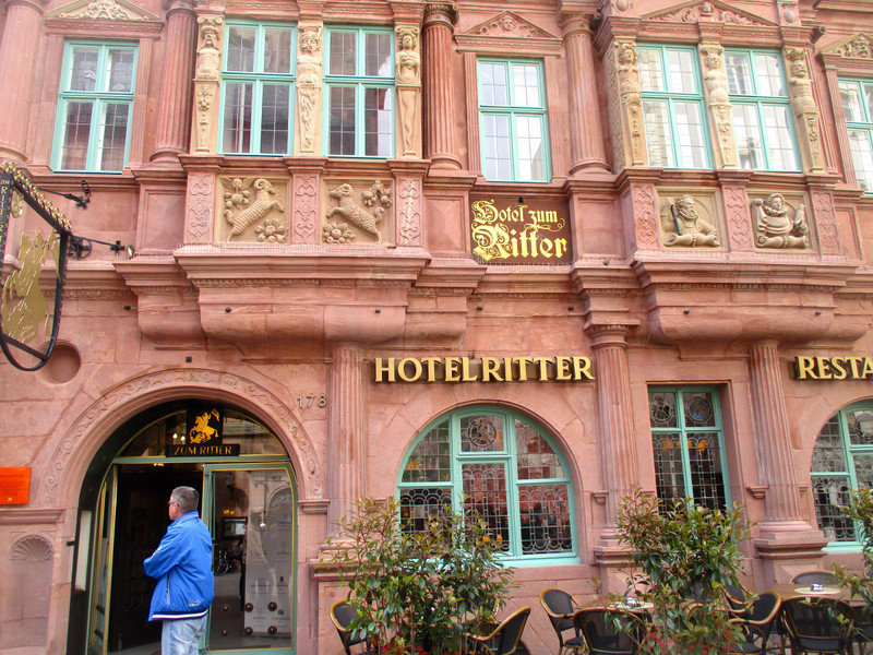 Old hotel on the Hauptstrasse, Heidelberg