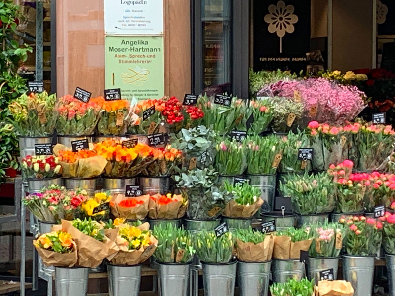 Flower shop on the Hauptstrasse